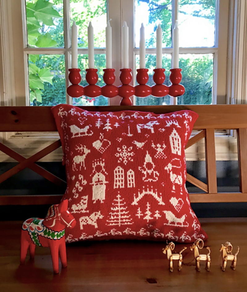 Swedish Christmas Pillow Pattern – Scandiwork